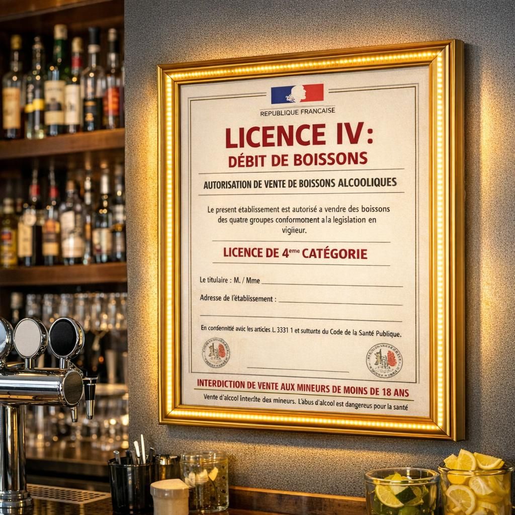 découvrez où afficher votre licence de débit de boissons et les obligations légales associées pour être en conformité avec la réglementation française.
