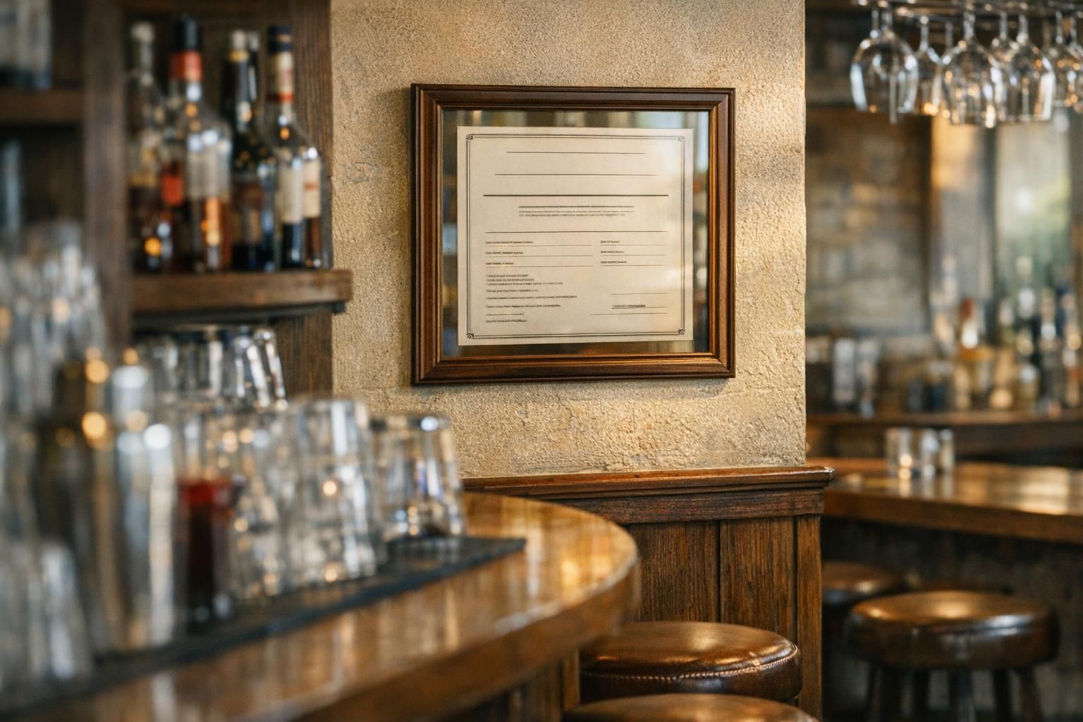 découvrez où afficher correctement votre licence de débit de boissons et les obligations légales associées pour être en conformité avec la réglementation en vigueur.