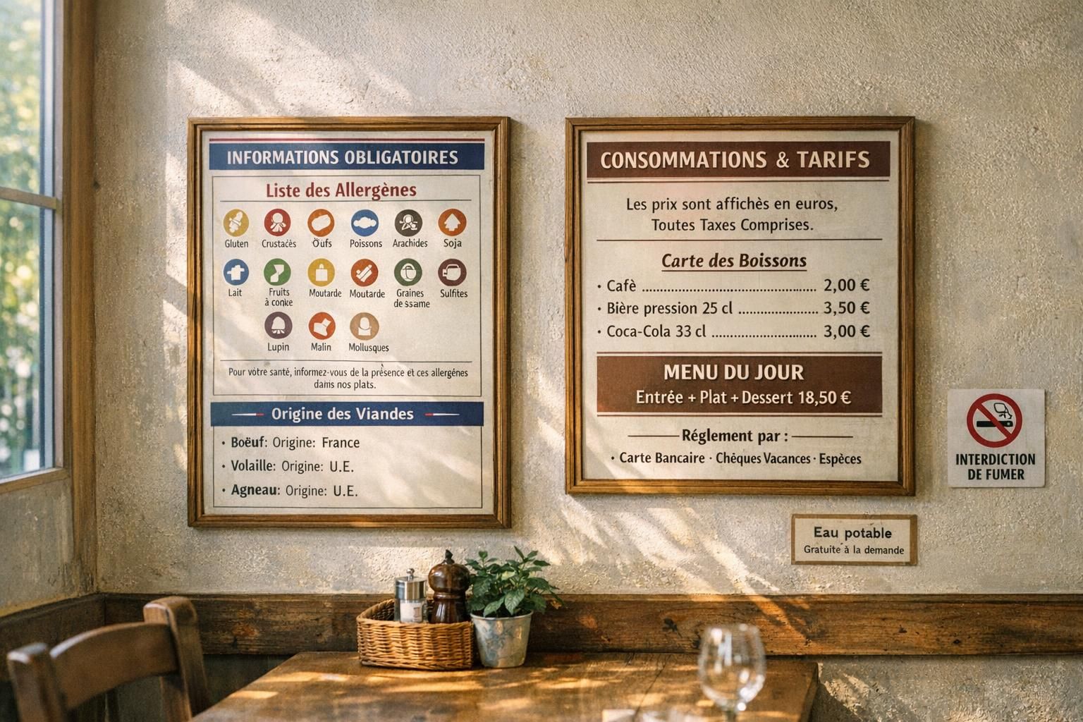 découvrez la liste complète des affichages obligatoires dans un restaurant pour être en conformité avec la législation française. guide pratique et essentiel pour restaurateurs.